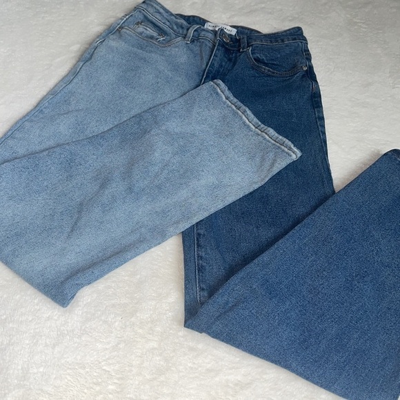 Juniors Almost Famous Two-Tone 90’s Jeans size 0 - Picture 5 of 11